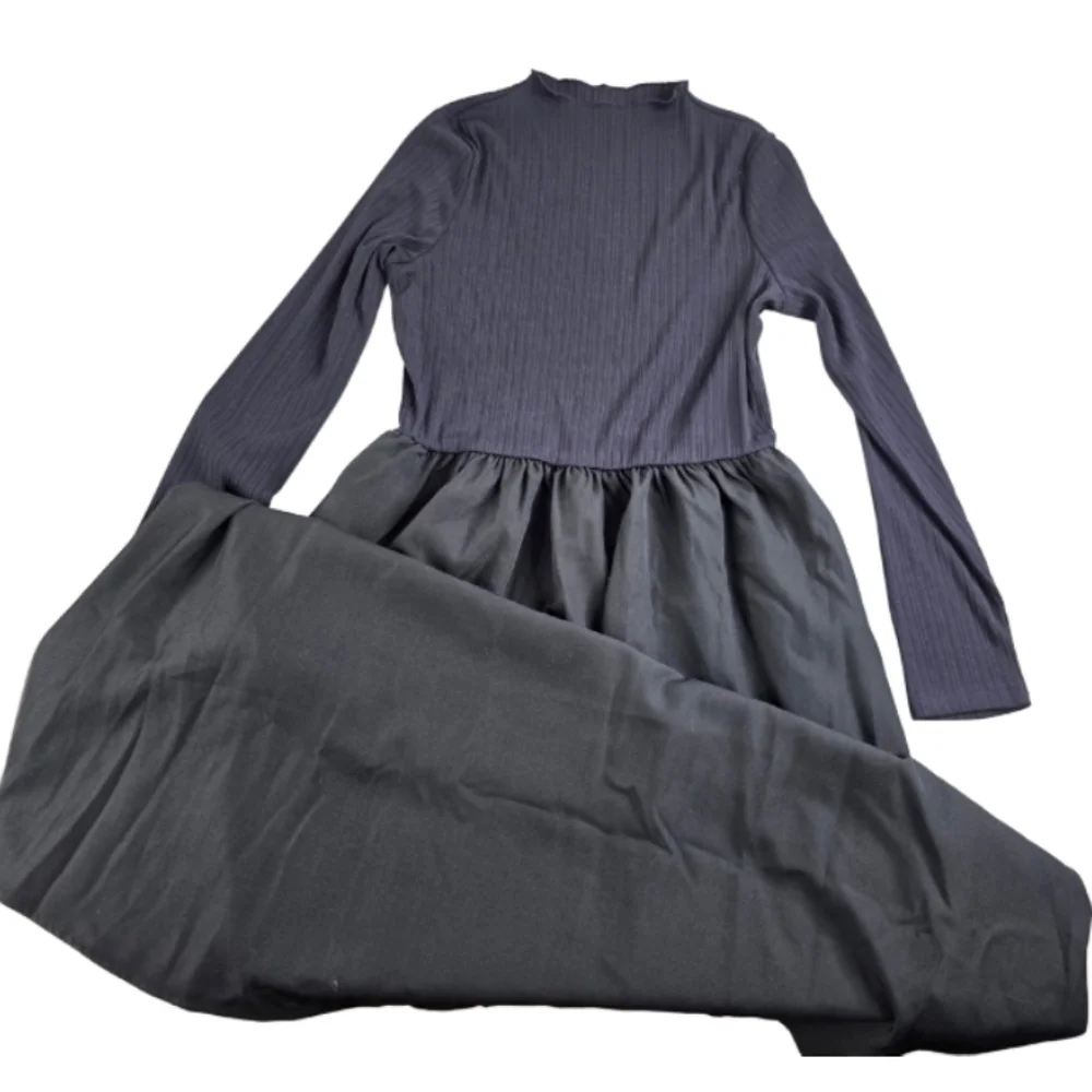Grace Karin S Navy Blue Long Sleeve Dress 0773-t